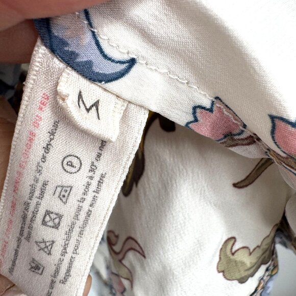 OLIVIA VON HALLE Lila Odette Silk Satin Pajama Set Woman’s size medium 2 piece b - Picture 5 of 16